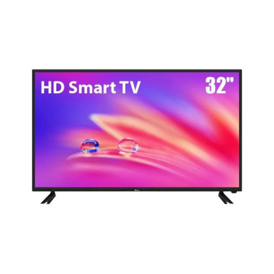 Oscar OS32SATVG 32 Inches HD Smart Android TV With Tempered Glass & Remote